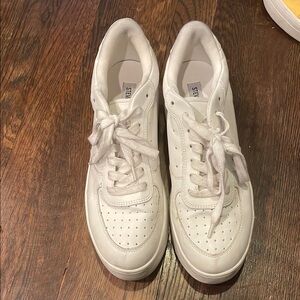 Steve Madden White Sneakers with Laces
